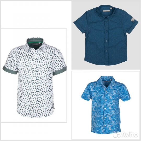 Рубашки с коротким рукавом для мальчика mexx 6лет