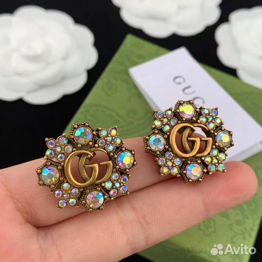 Серьги gucci