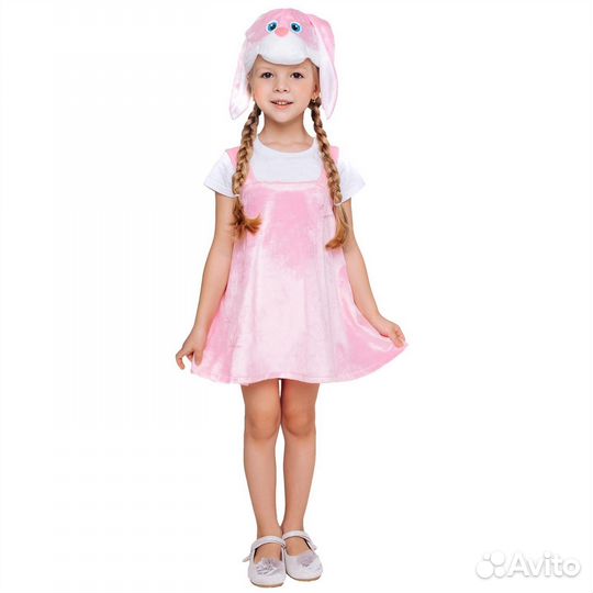 Карнавальный театральный костюм Зайка Мила р110-56