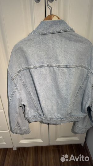 Куртка джинсовая zara oversize