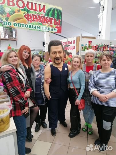 Поздравление, шуточный стриптиз, ростовая кукла