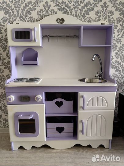 Кухня детская деревянная