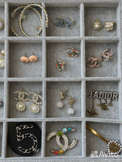 Серьги chanel