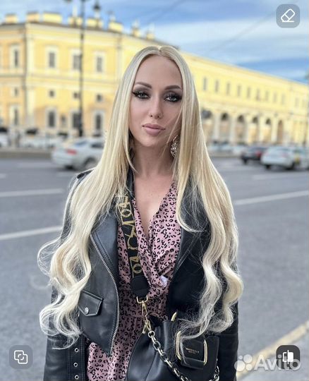 Точечное афронаращивание увеличение обьема волос