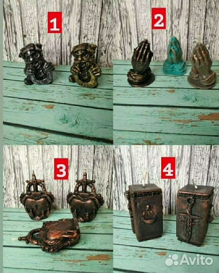 Свечи восковые для ритуалов