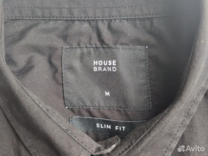 Рубашка черная House Brand