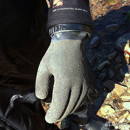 Латексные сухие укороченные перчатки Latex Dryglov