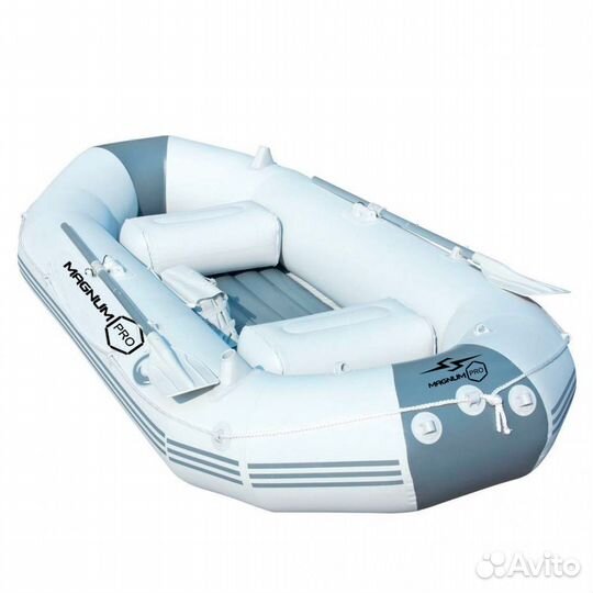 Гребная лодка пвх Magnum PRO 300 серая