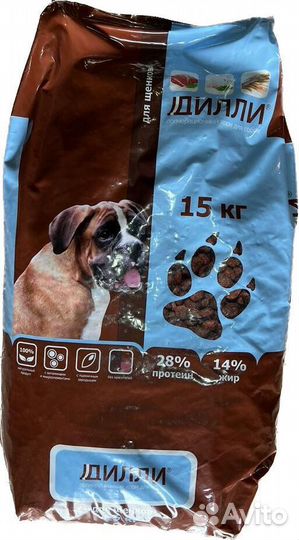 Cуxой корм для щенков и щенков крупных пород