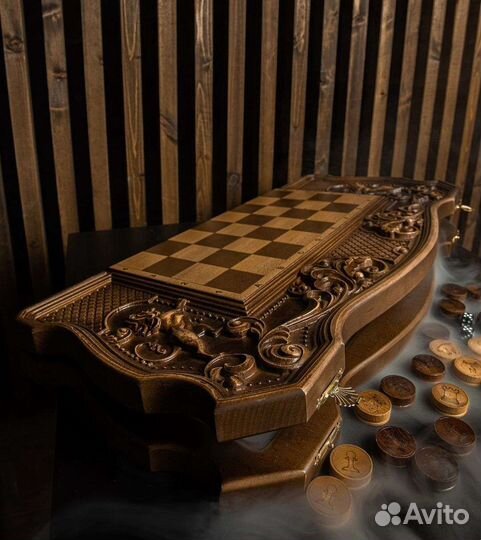 Шахматы нарды шашки 3 в 1