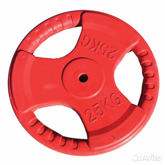 Диск обрезиненный 3 handle цветной D26 мм profi-FI