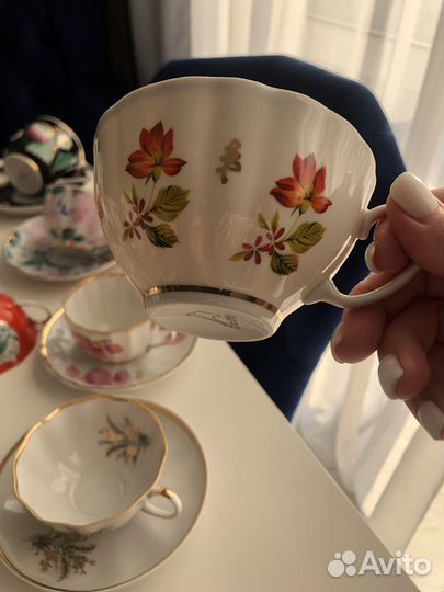 Чашки лфз молочники сахарница кувшин СССР