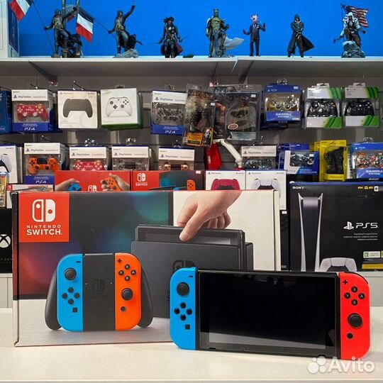 Прошитая Nintendo Switch + куча топовых игр
