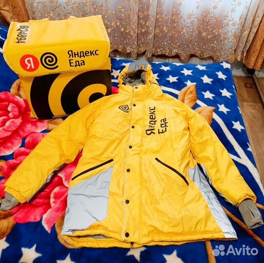 Куртка зимняя курьера 48 размер