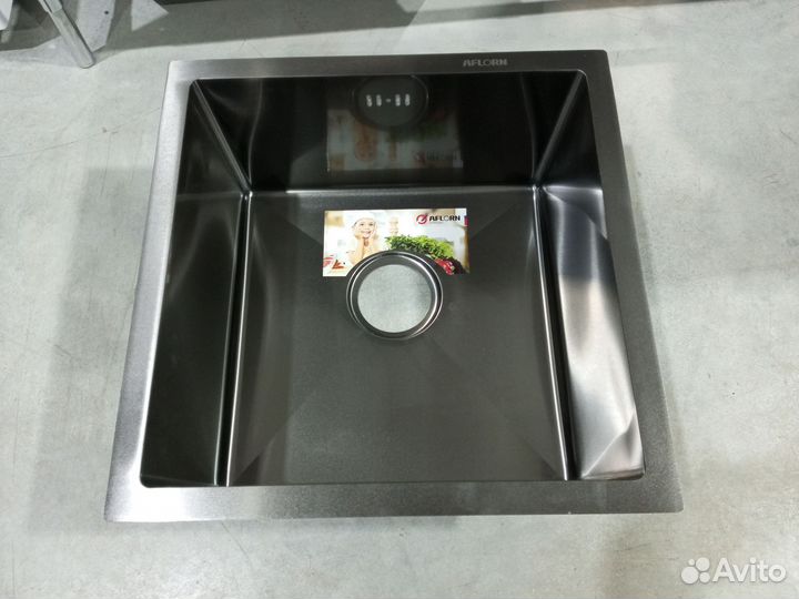 Мойка из нержавейки врезная 3 мм 44х44 aflorn