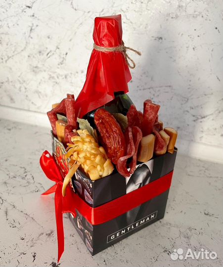 Мужские съедобные букеты, подарок мужчине