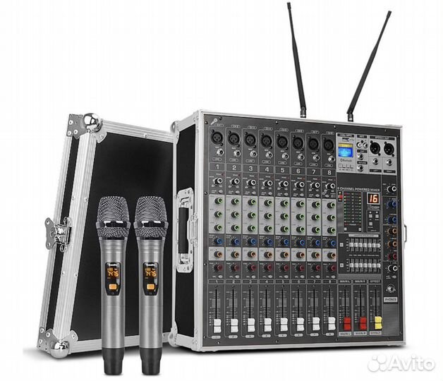 Микшерный пульт с усилителем