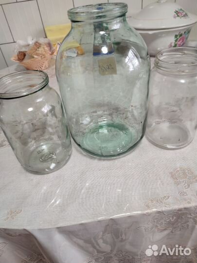 Банка стеклянная 3 л, 1 л, 0,7л