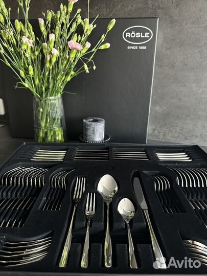 Столовые приборы rösle passion 60 пр. - наличие