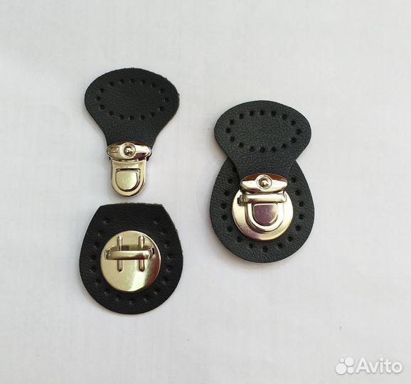 Застежка для сумки пришивная (кожзам)