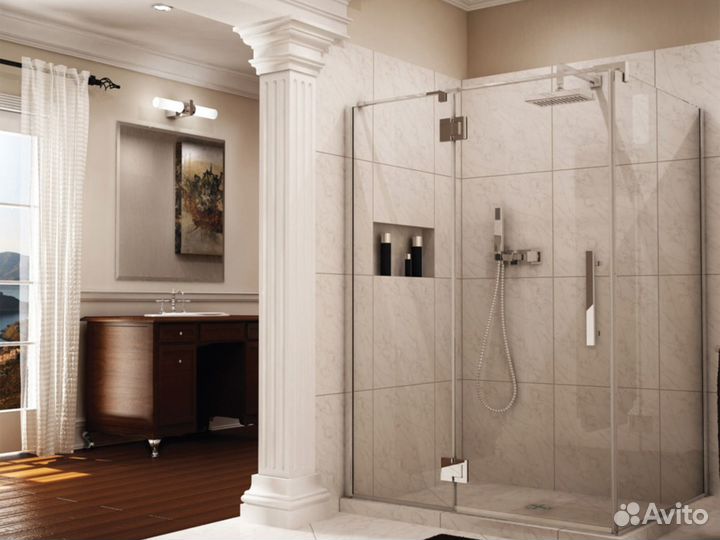 Производство душевых из стекла