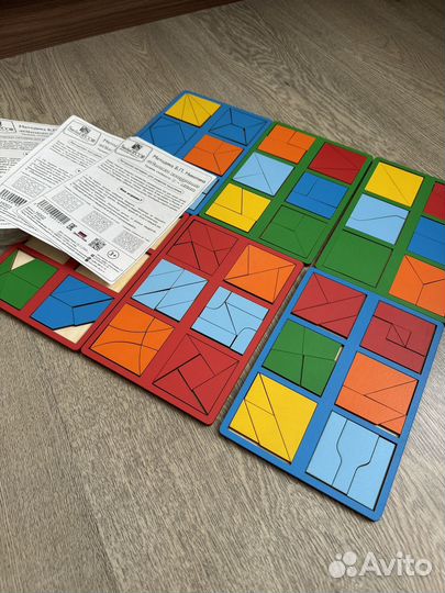 Набор логических игр Сложи квадрат