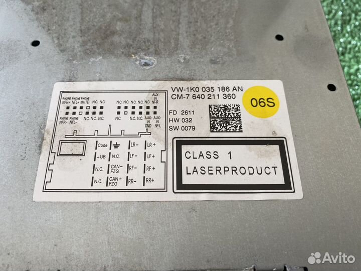 Магнитола Volkswagen Jetta (NF) VI (2010–2014)