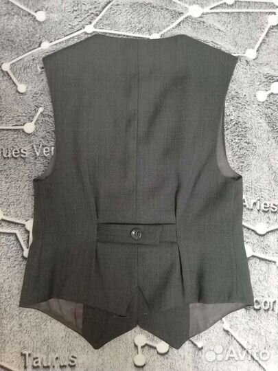 Жилетка и брюки школьные на мальчика, рост 128 см