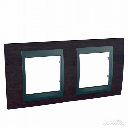 Рамка Schneider Electric Unica 2 поста горизонталь