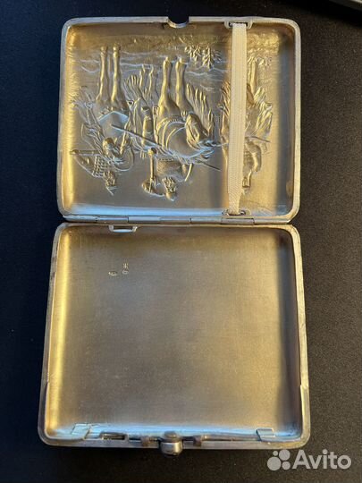 Портсигар Сталинский ампир СССР до 1957г пр 875 Ж