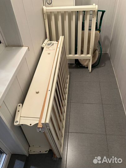 Кровать детская Кубаночка-4 би 40, матрас, бамперы