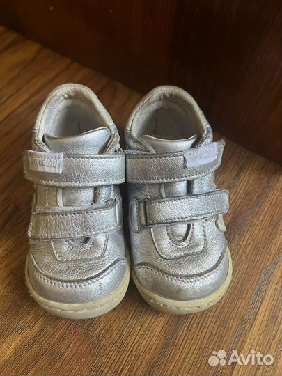 Кожаные ботинки для девочки 20 размер