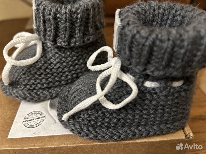 Новые пинетки 0-3 мес раз.14-16