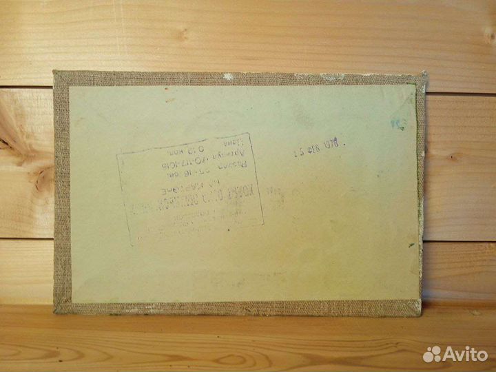 Картина маслом на холсте 1978г
