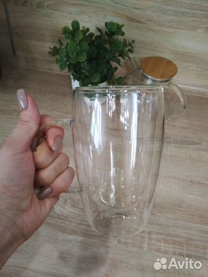 Кружка с двойными стенками