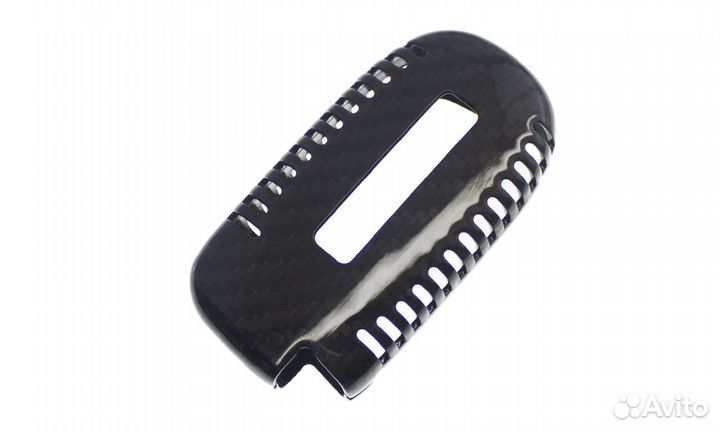 Чехол на ключ Jeep черный карбон