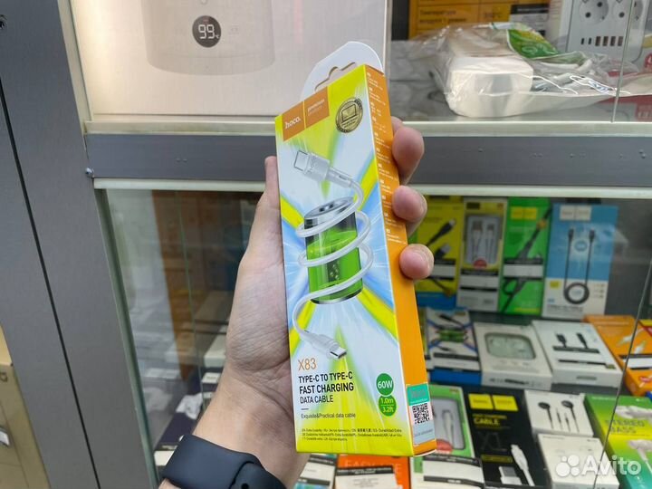 Кабель Type-C - Type-C 60W (Новый)