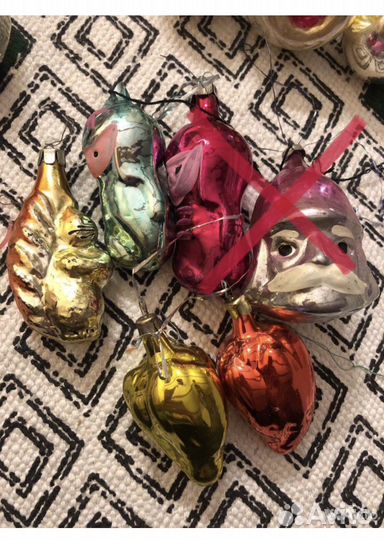 Елочные игрушки СССР