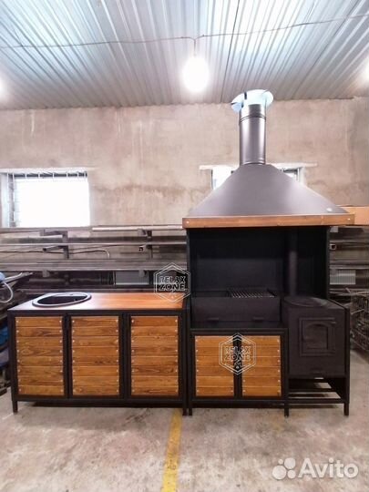 Мангал, мангальная зона, печь