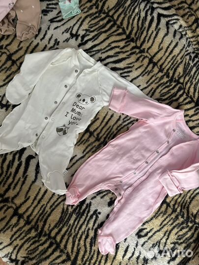 Вещи для новорожденных пакетом 56-62