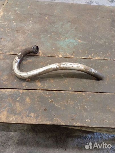 Патрубок глушителя мопеда