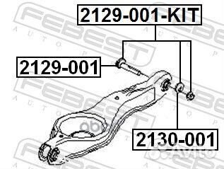 Болт С эксцентриком ремкомплект 2129-001-KIT 21