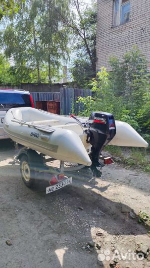 Лодка brig с мотором Suzuki + прицеп