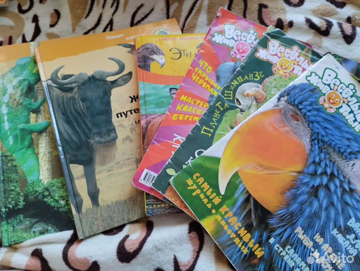 Книги по зоологии, биологии, про животных пакетом