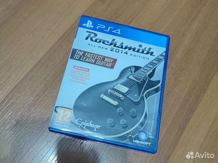 Диск Rocksmith с оригинальным кабелем для PS4/5
