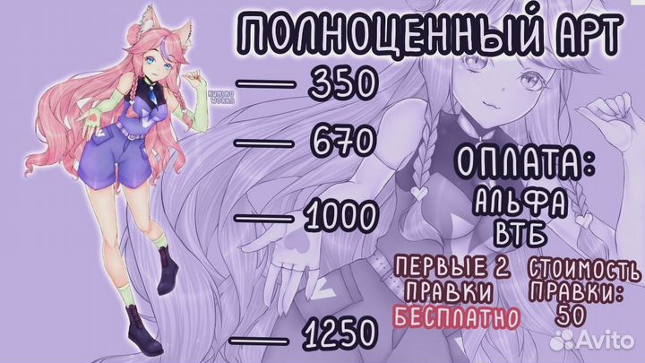 Арты на заказ, графический художник, аниме арт