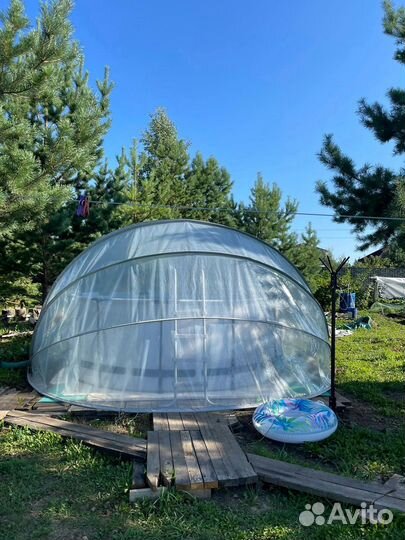 Купольный тент для бассейна