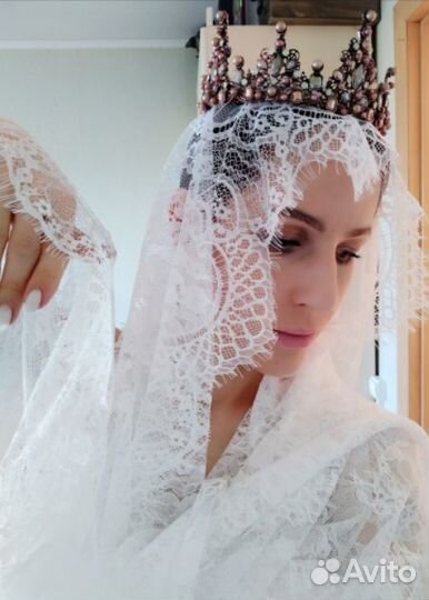 Кружево-палантин 80*290 см