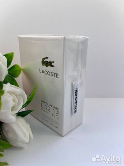 Парфюм мужской Lacoste L.12.12 Blanc – Pure (Euro)
