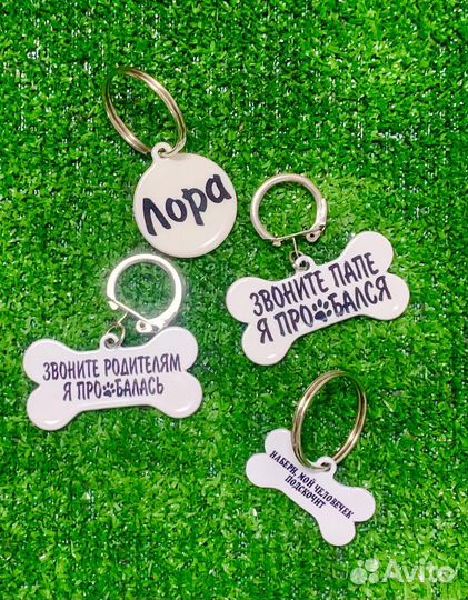 Адресники для питомцев собак кошек